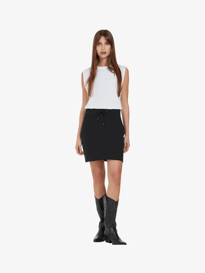 EarthPositive EP342 Women's Raw Hem Sweat Skirt