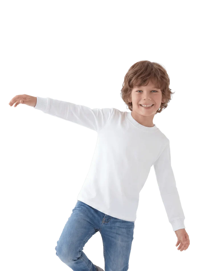 EarthPositive EPJ185L Veganes Bio Kinder Langarm T-Shirt Premium Children’s Long Sleeve T-Shirt