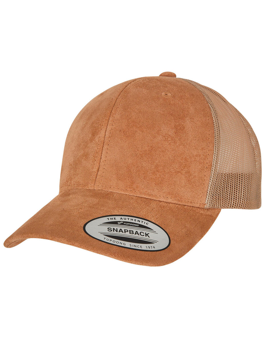 Flexfit 6606SU Suede Leather Trucker Cap