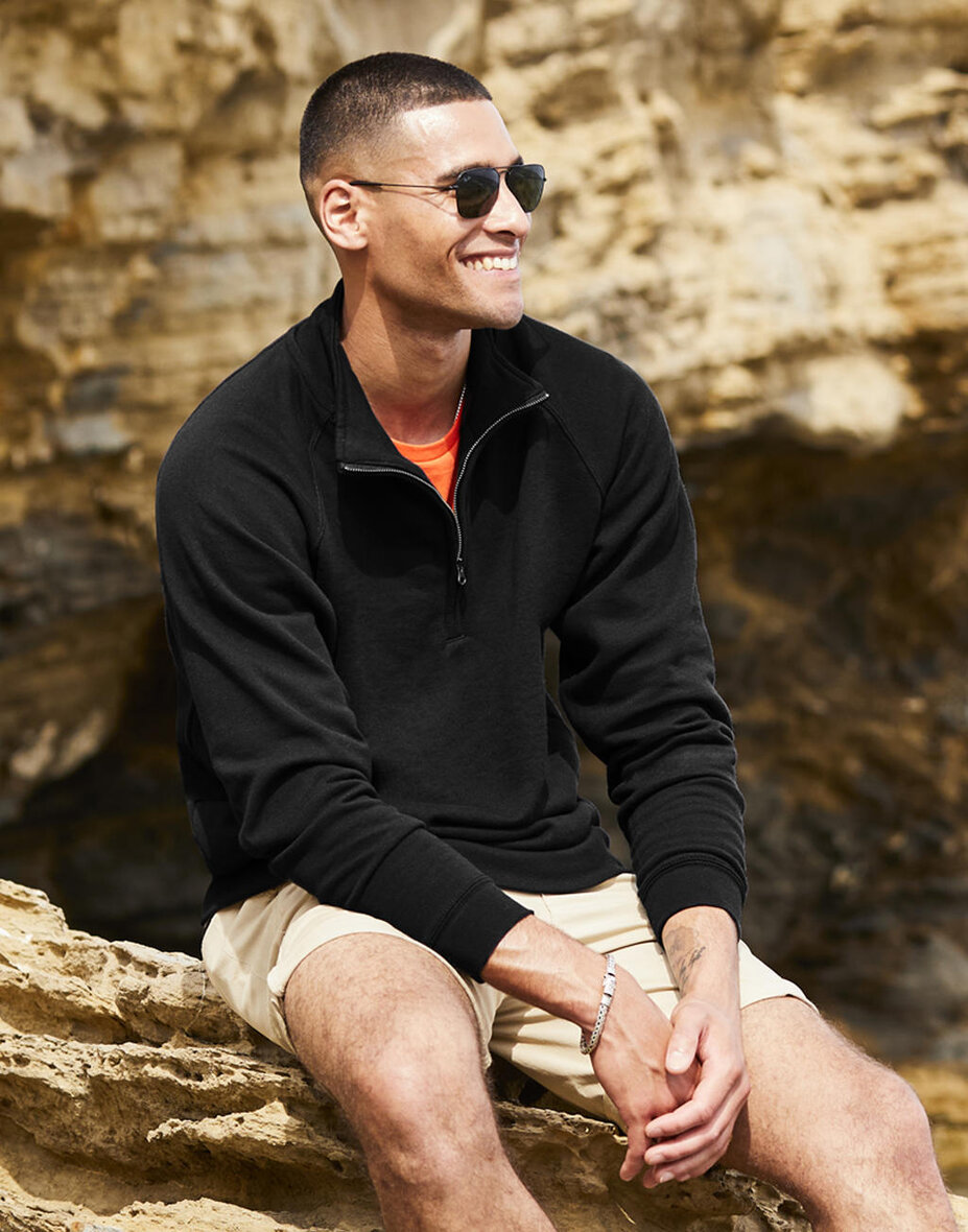 Fruit of the Loom 62-114-0 Classic Zip Neck Sweat