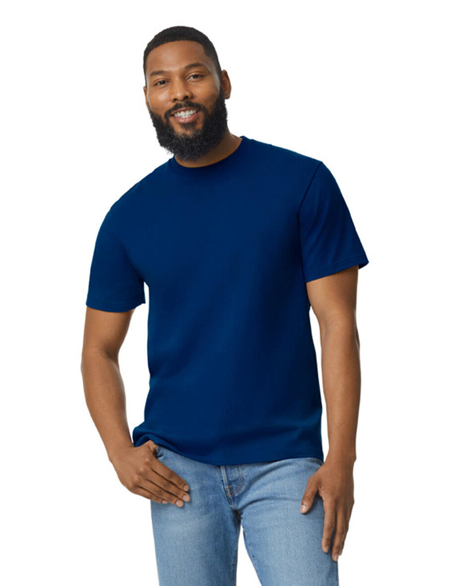Gildan 65ENLB0 Softstyle Midweight Adult No Label Enzyme Wash T-S