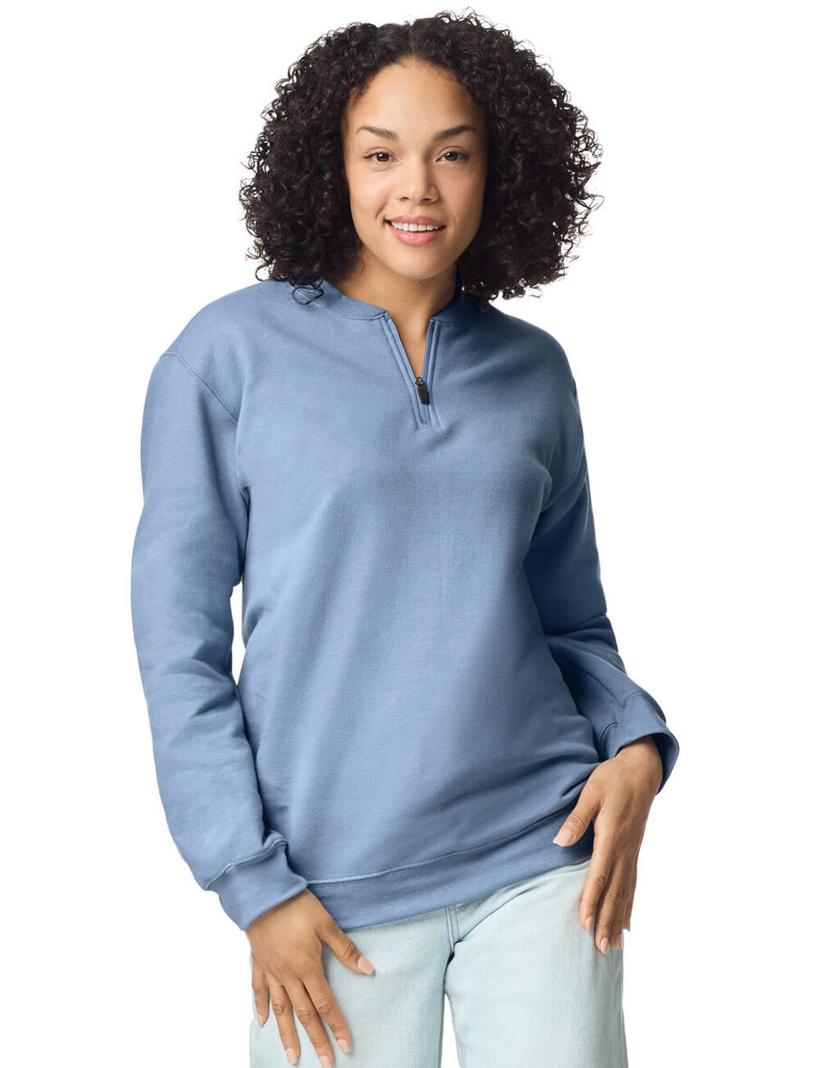Gildan SF008 Softstyle Midweight Adult Fleece 1/4 Zip Sweat