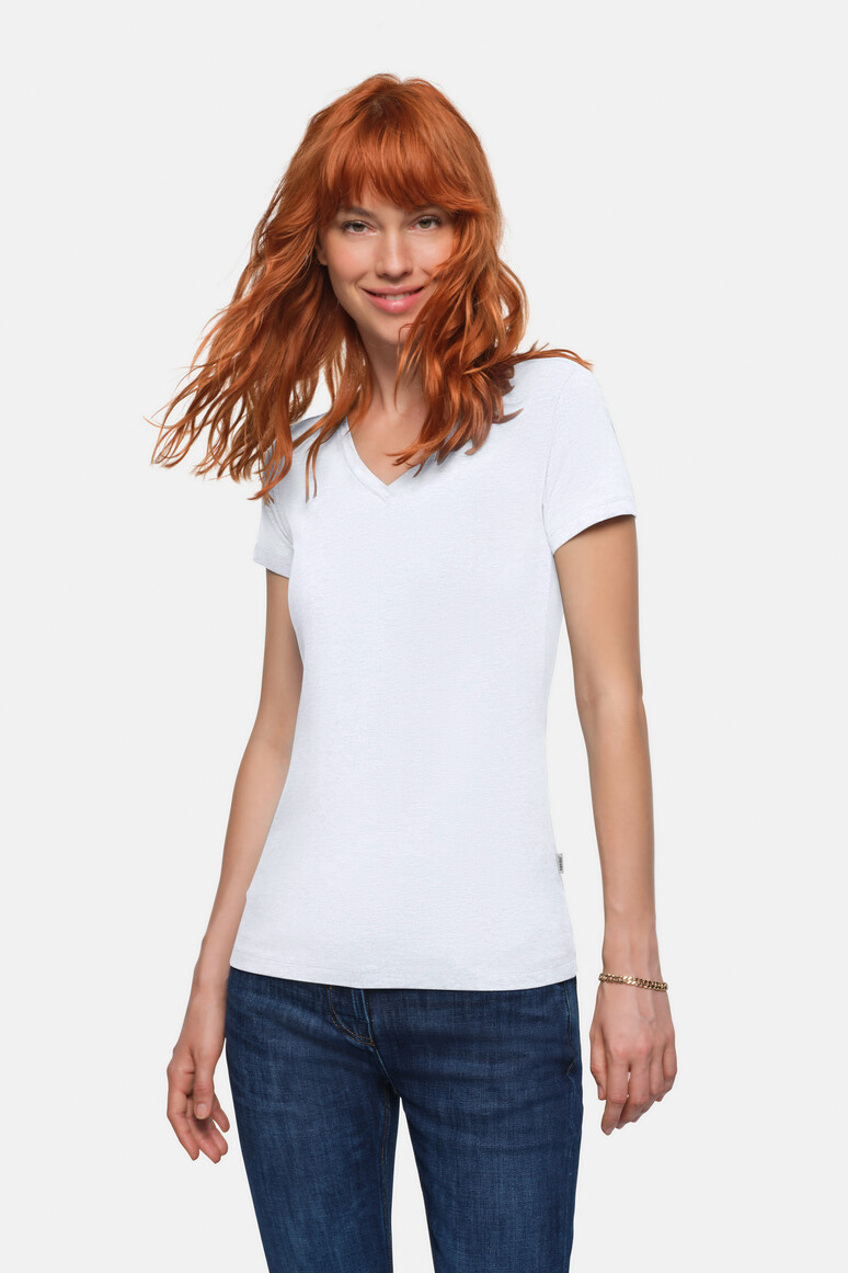 HAKRO 0172 Damen V-Shirt Stretch