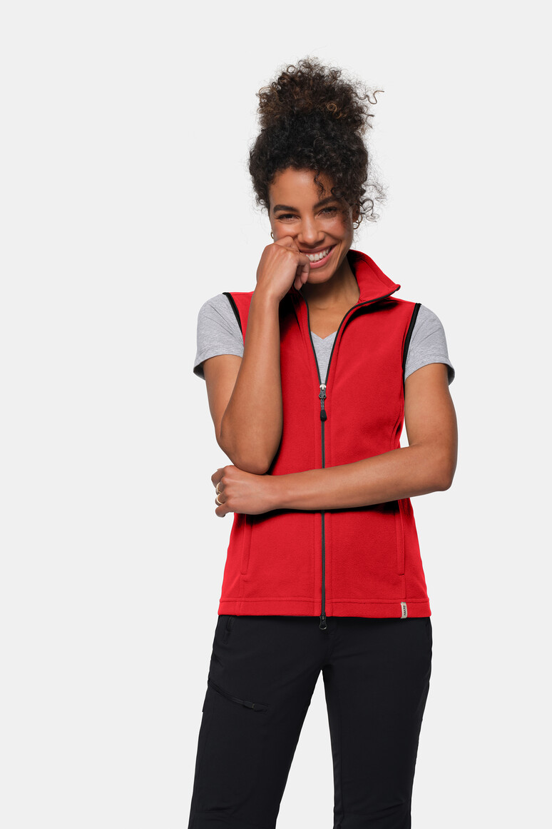HAKRO 0247 Damen Fleeceweste ECO besticken