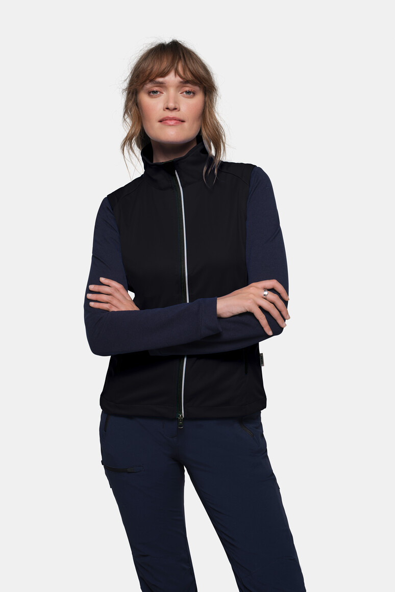 HAKRO 0254 Damen Light-Softshellweste besticken