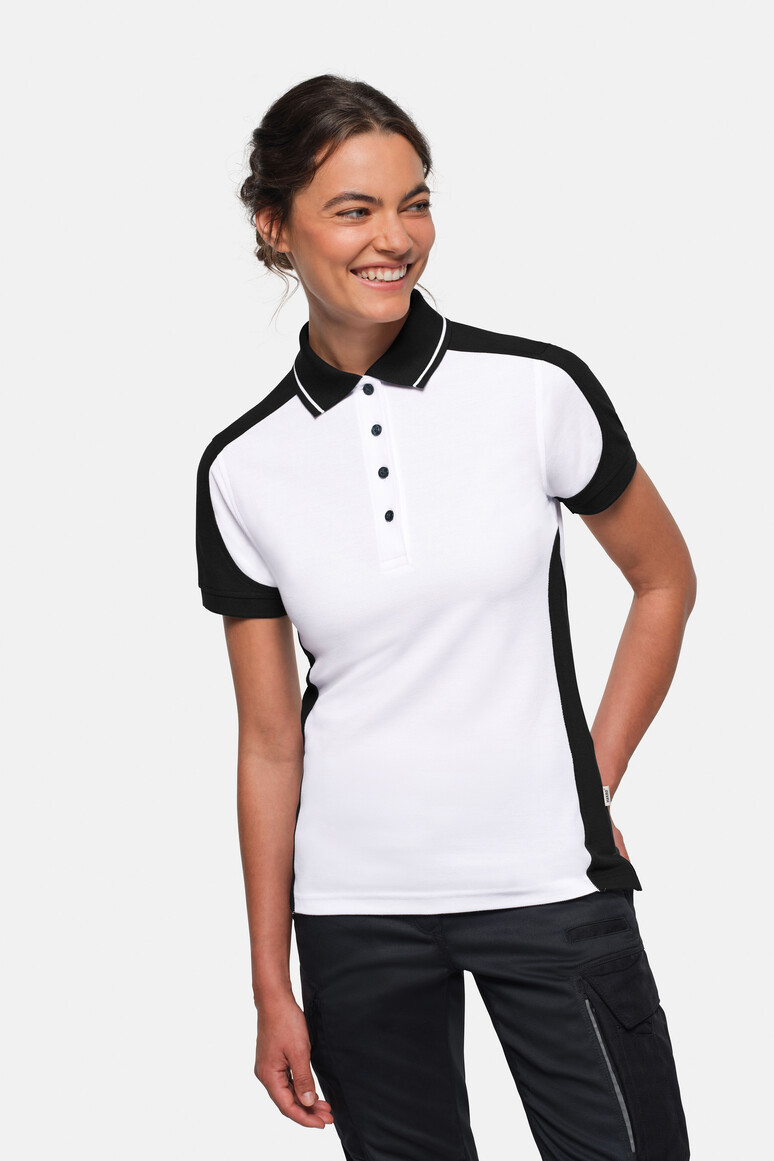 HAKRO 0339 Damen Poloshirt Contrast MIKRALINAR® ECO