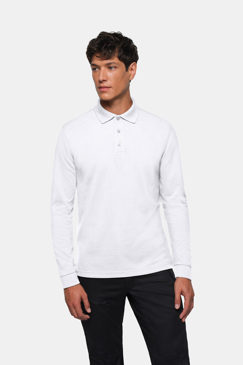 HAKRO 0815 Longsleeve-Poloshirt MIKRALINAR®