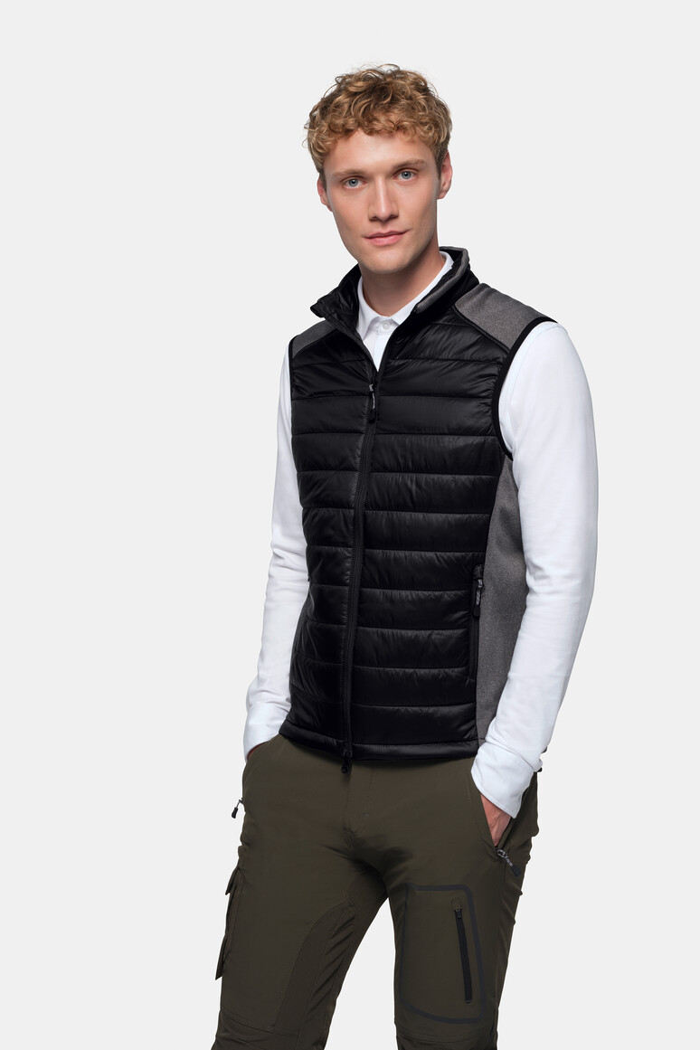 HAKRO 0864 Hybridweste Contrast besticken