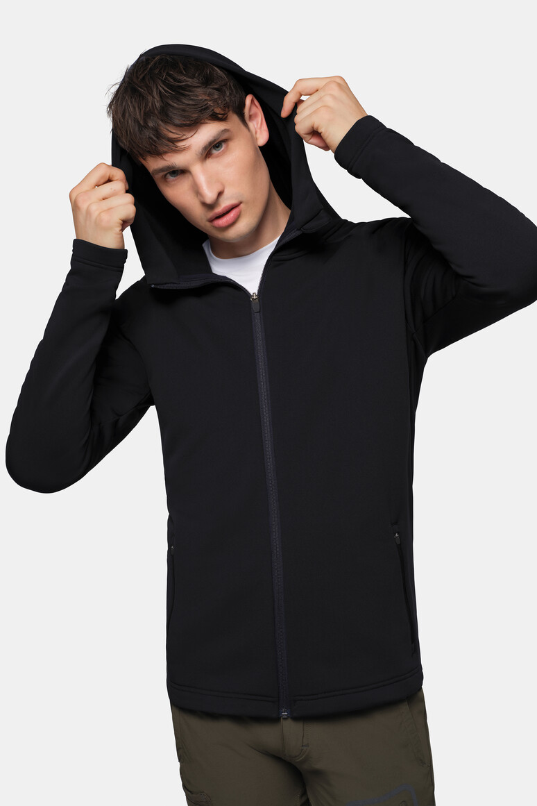 HAKRO 0873 Kapuzen-Tecjacke ECO besticken