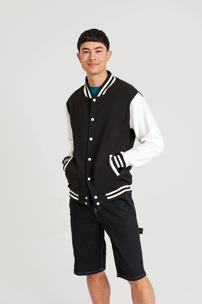 Just Hoods JH043 Varsity Jacket College-Jacke
