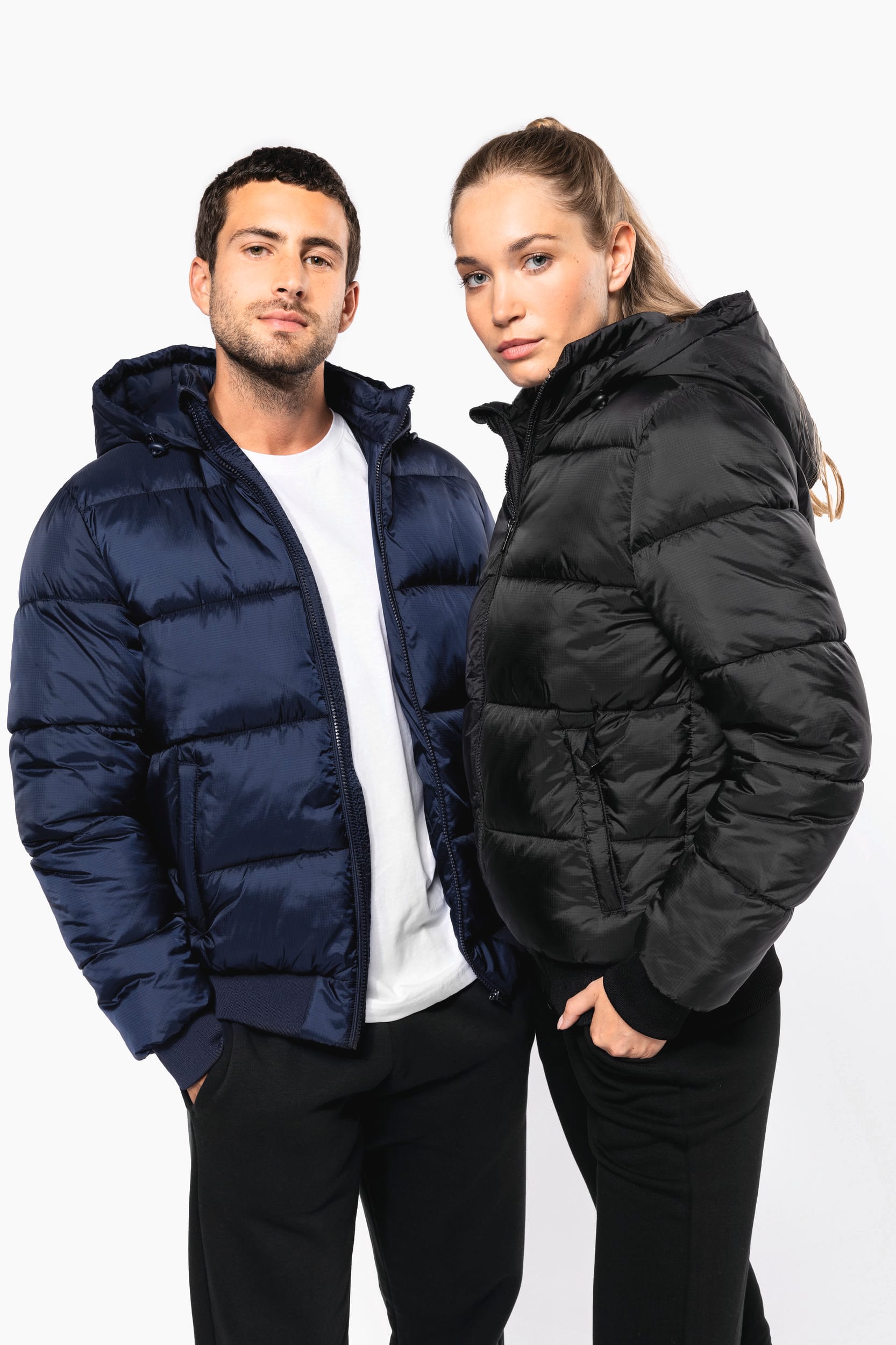 Kariban K6166 Recycelte Unisex-Ripstop-Jacke mit Kapuze