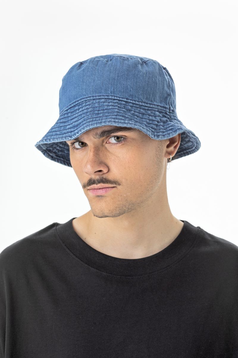 Mantis M200 Adults Denim Bucket Hat