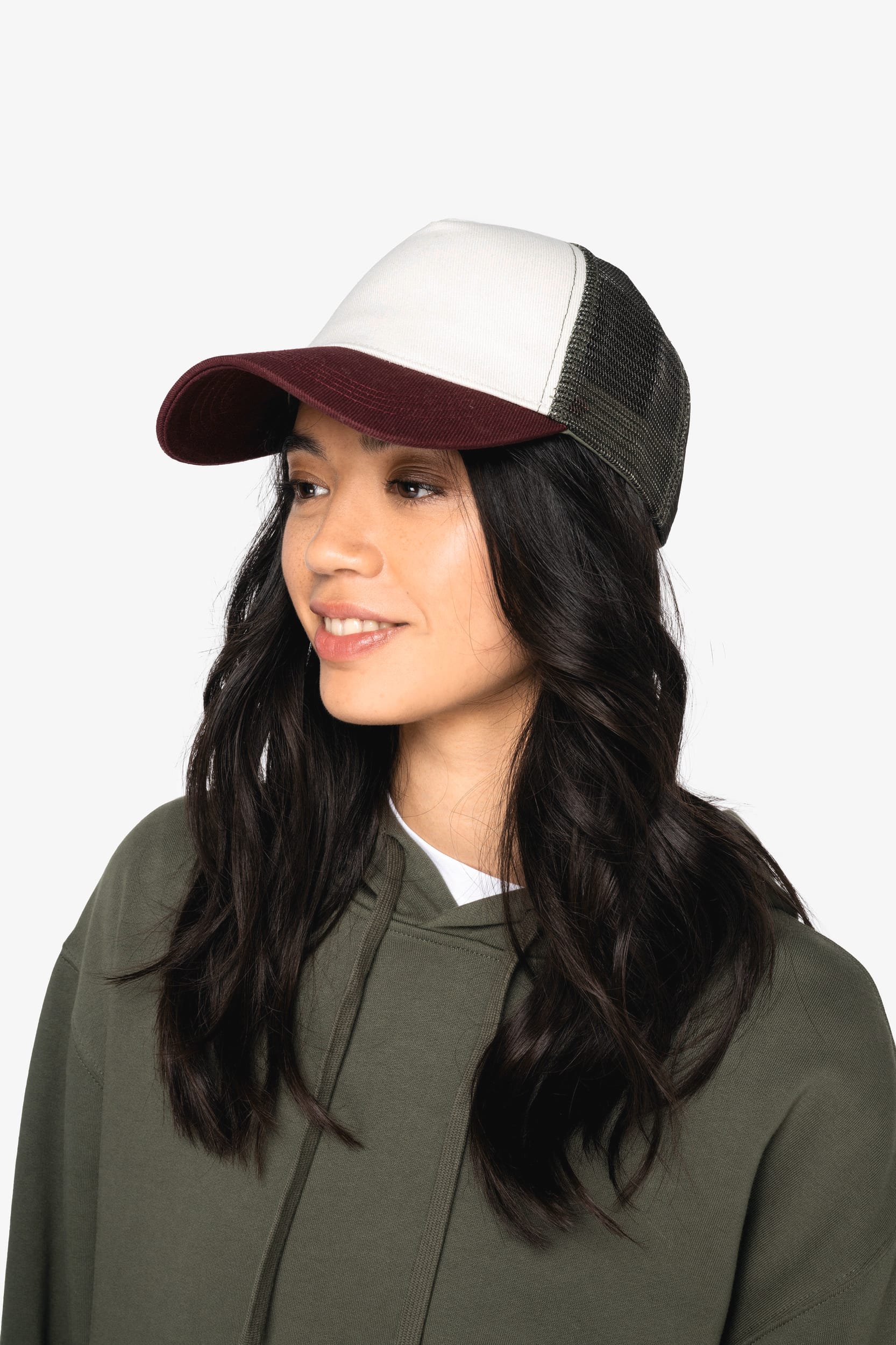 Native Spirit NS035 Umweltfreundliche Unisex-Trucker-Kappe – 5 Panels
