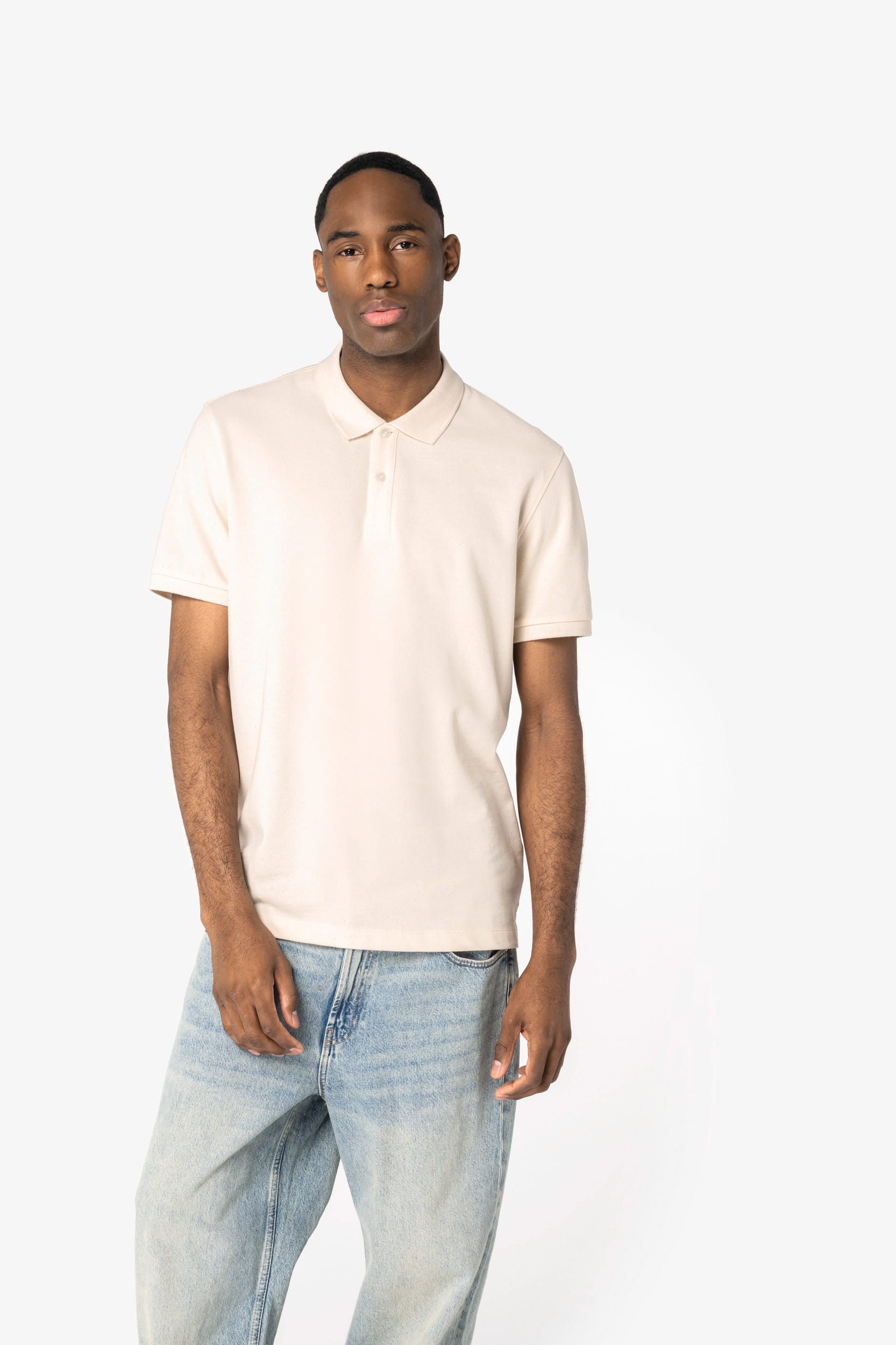 Native Spirit NS207 Umweltfreundliches Polohemd aus Pikeetrikot für Herren