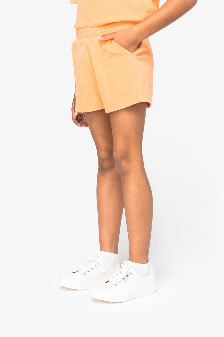 Native Spirit NS719 Umweltfreundliche Shorts aus Frottee für Mädchen