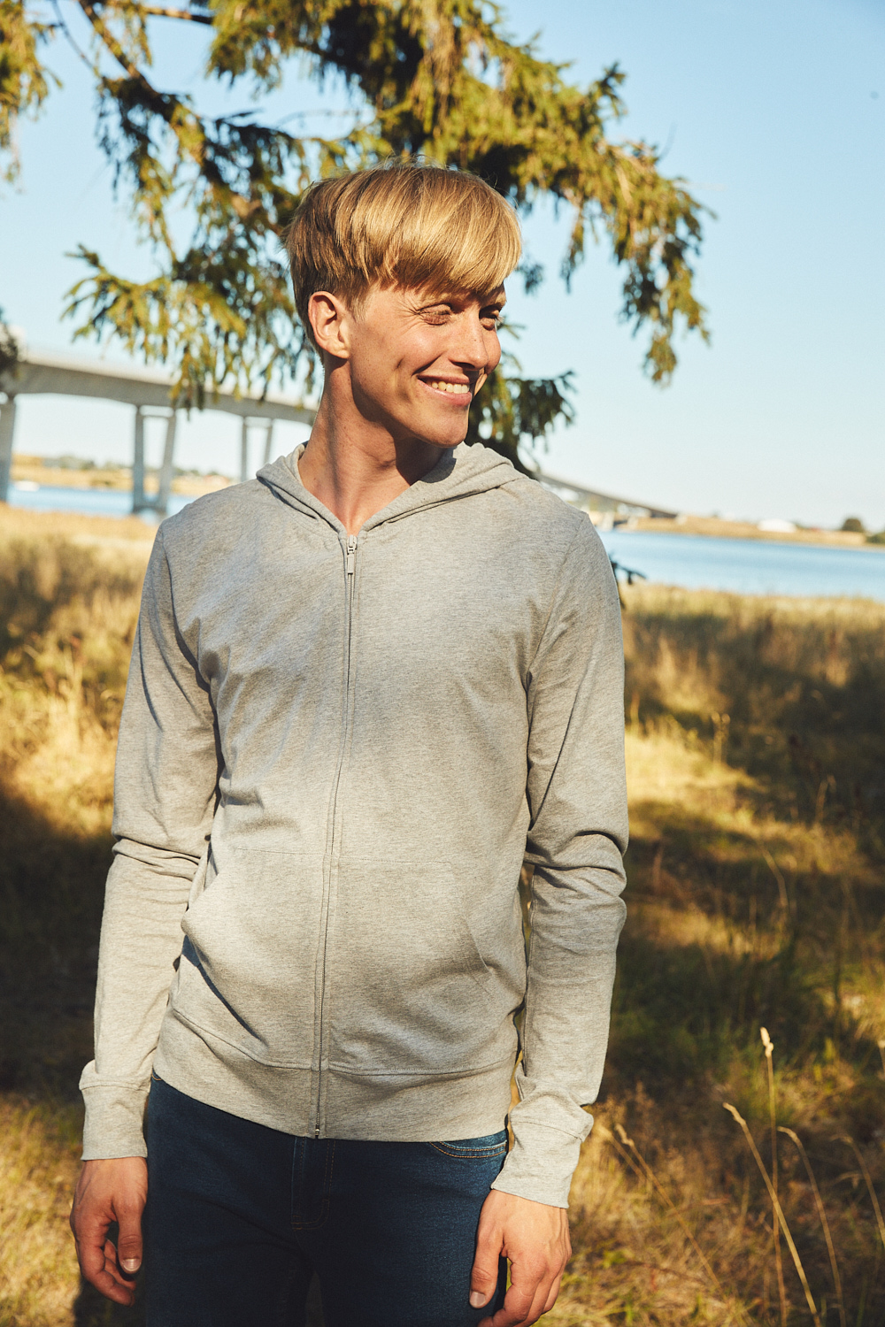 Neutral O62301 Unisex Jersey Hoodie with Zip