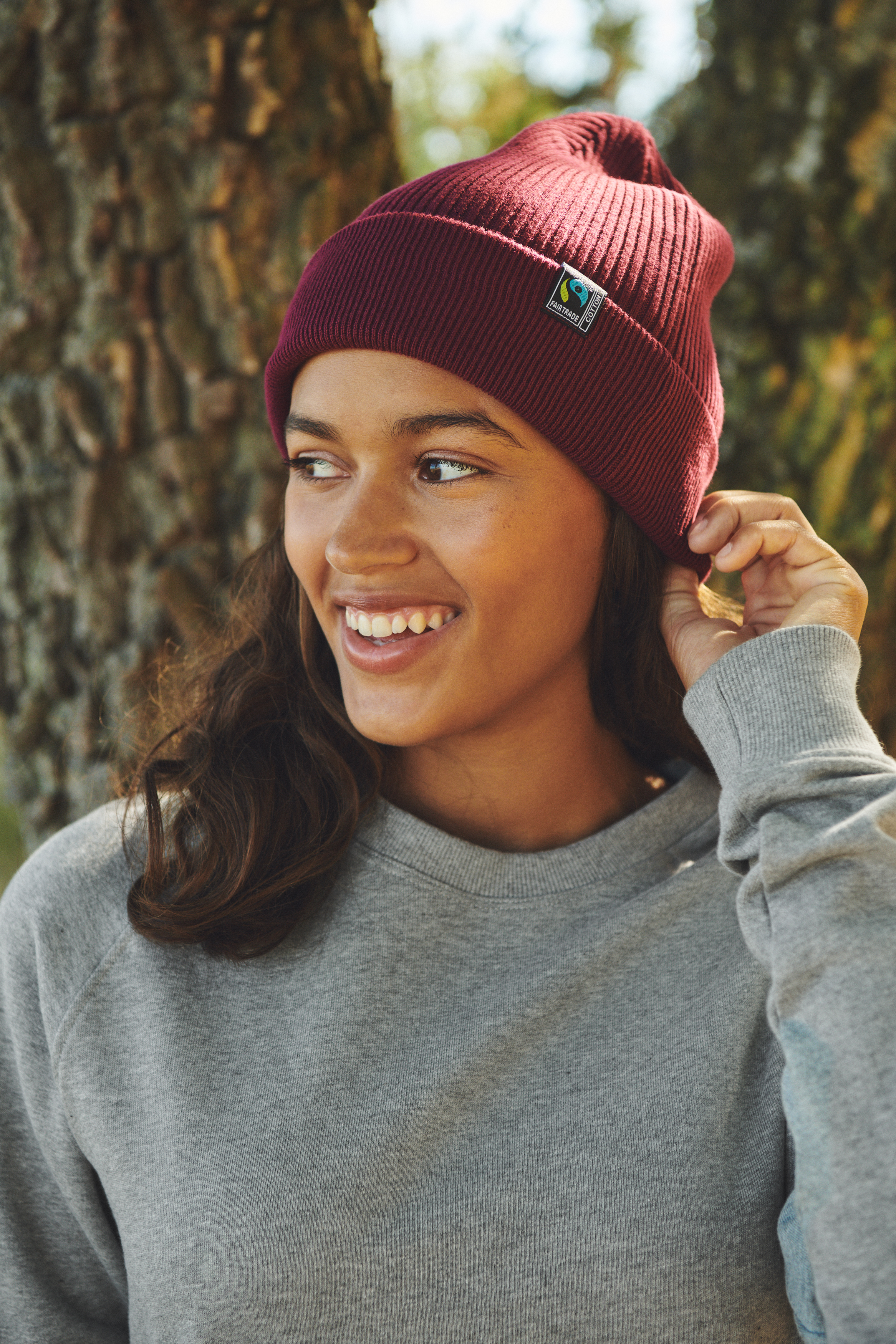 Neutral O93056 Mixed Knit Beanie