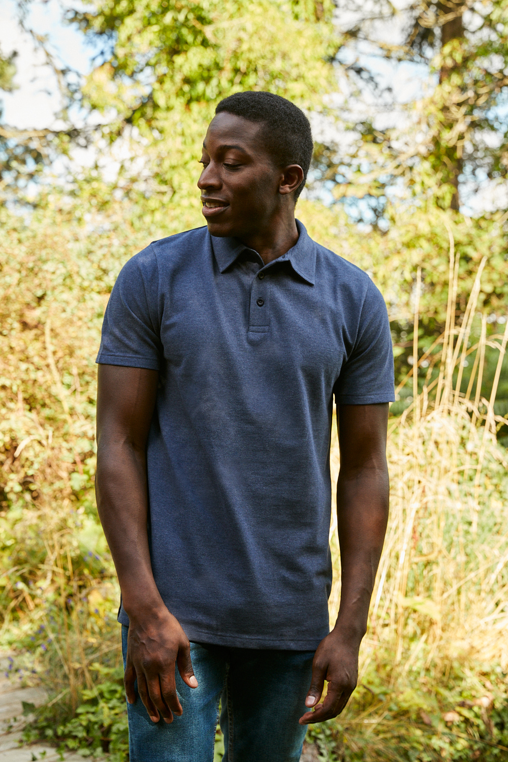 Neutral C20090 Recycled Cotton Polo  lassen