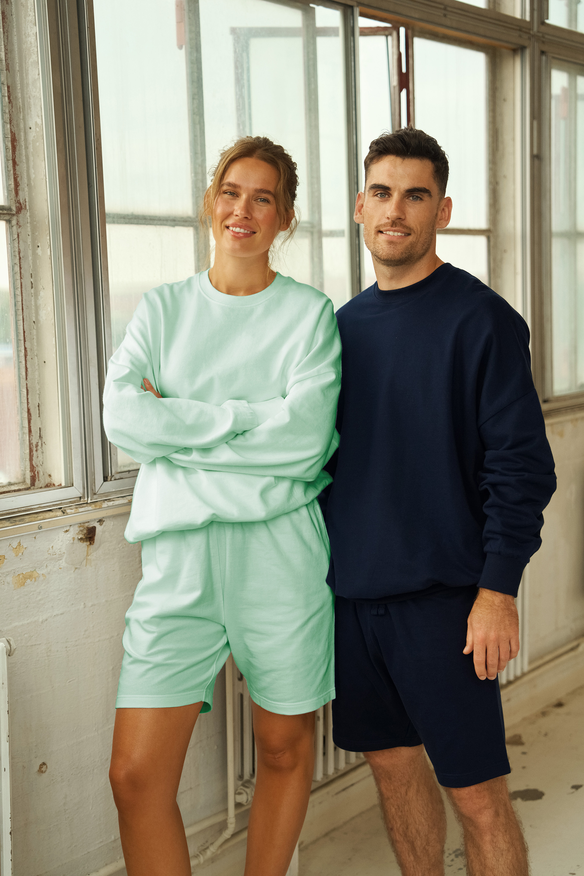 Neutral T63011 Tiger Cotton Oversized Sweatshirt