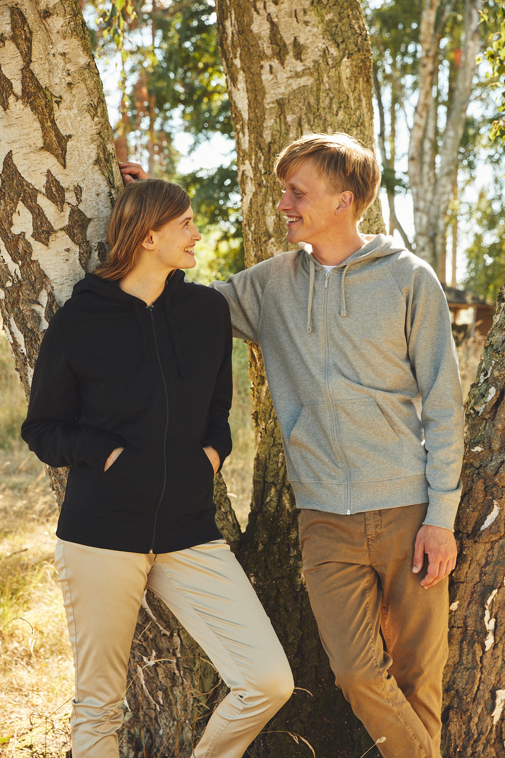 Neutral T63301 Unisex Tiger Cotton Zip Hoodie