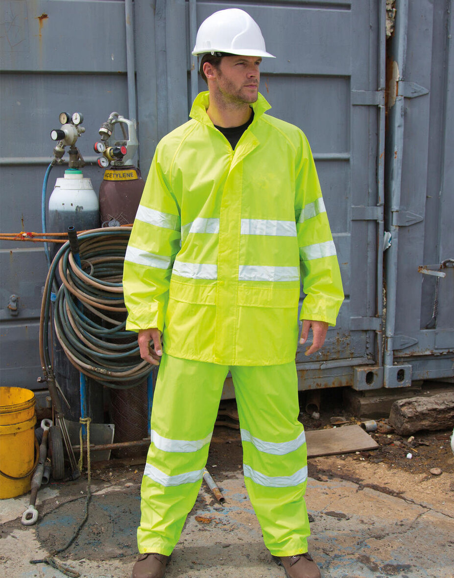 Result Safe-Guard R216X Hi-Vis Waterproof Suit