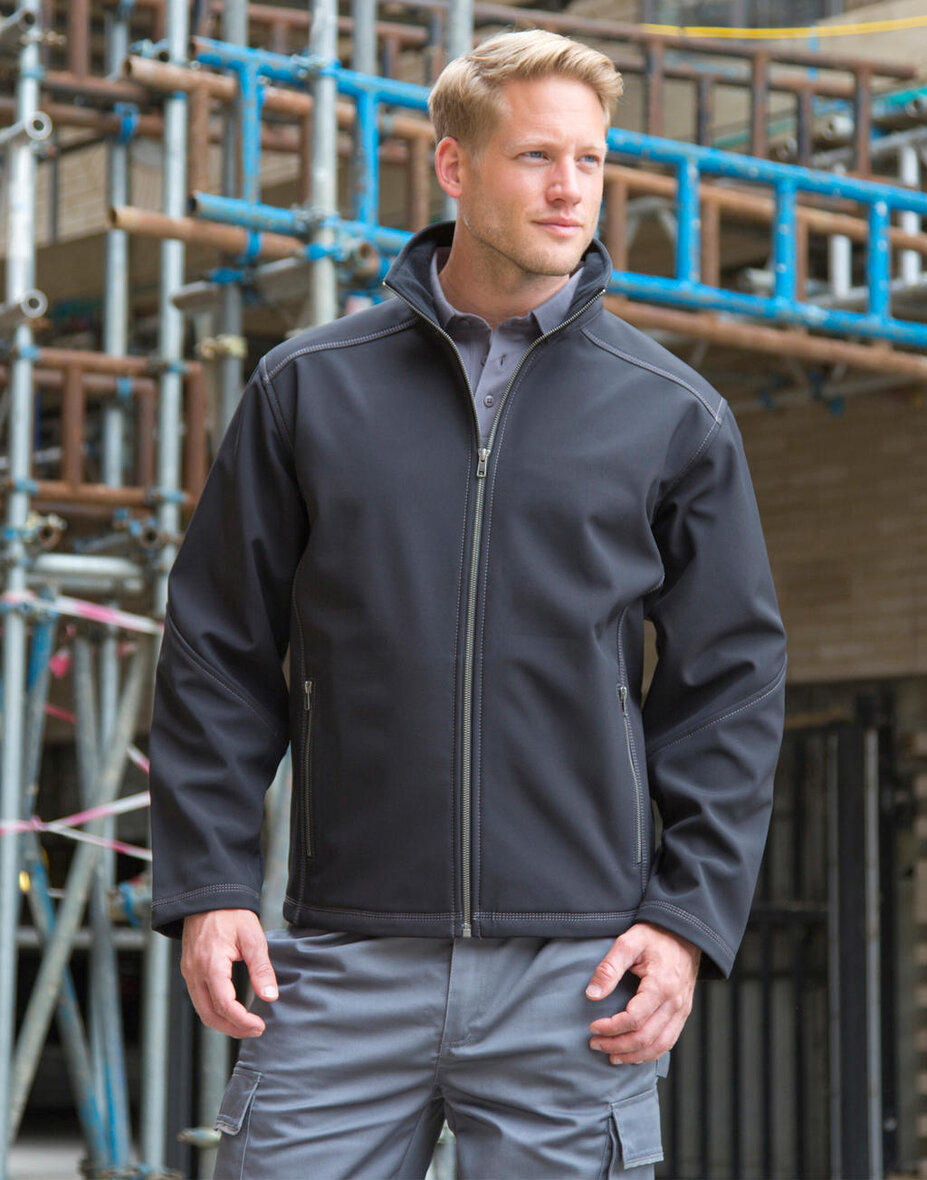 Result Work-Guard R455M Men's Treble Stitch Softshell