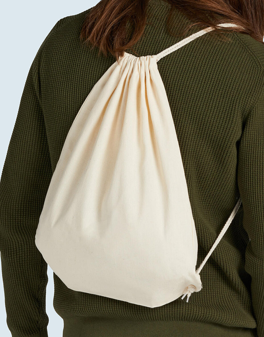 SG Accessories - BAGS Baby-Canvas-3848 Baby Canvas Cotton Drawstring Backpack