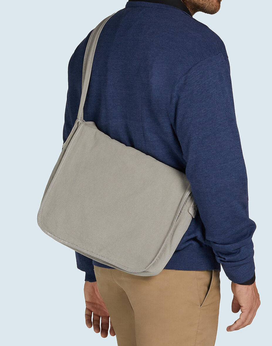 SG Accessories - BAGS CA-37309-MB Canvas Messenger