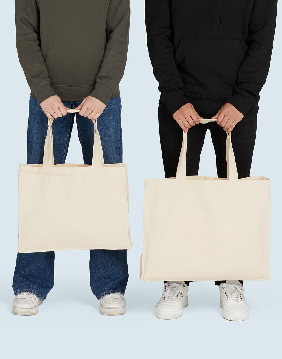SG Accessories - BAGS CA-WSF-LH Canvas Wide Shopper with Fold LH