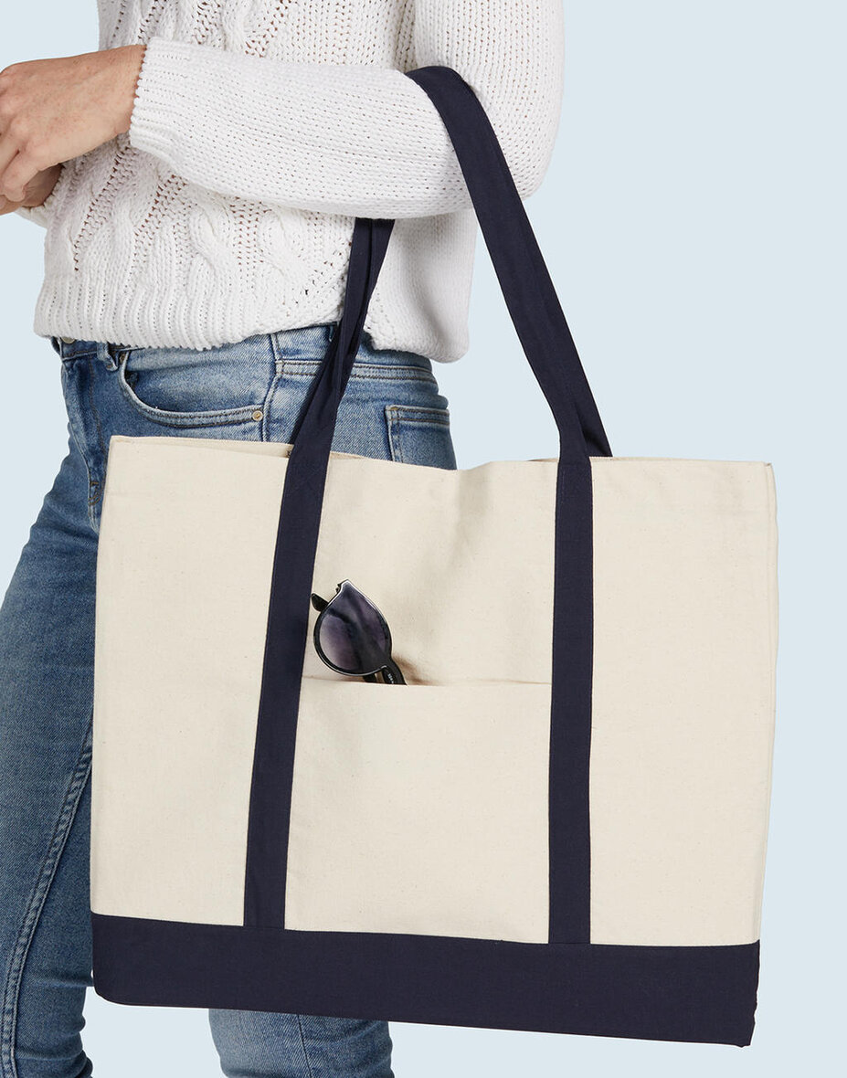 SG Accessories - BAGS CC-4739-BB Canvas Shopping Bag