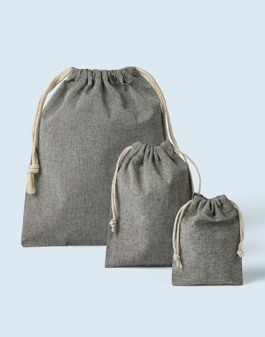 SG Accessories - BAGS REC-StuffBag-DS Recycled Cotton/Polyester Stuff Bag
