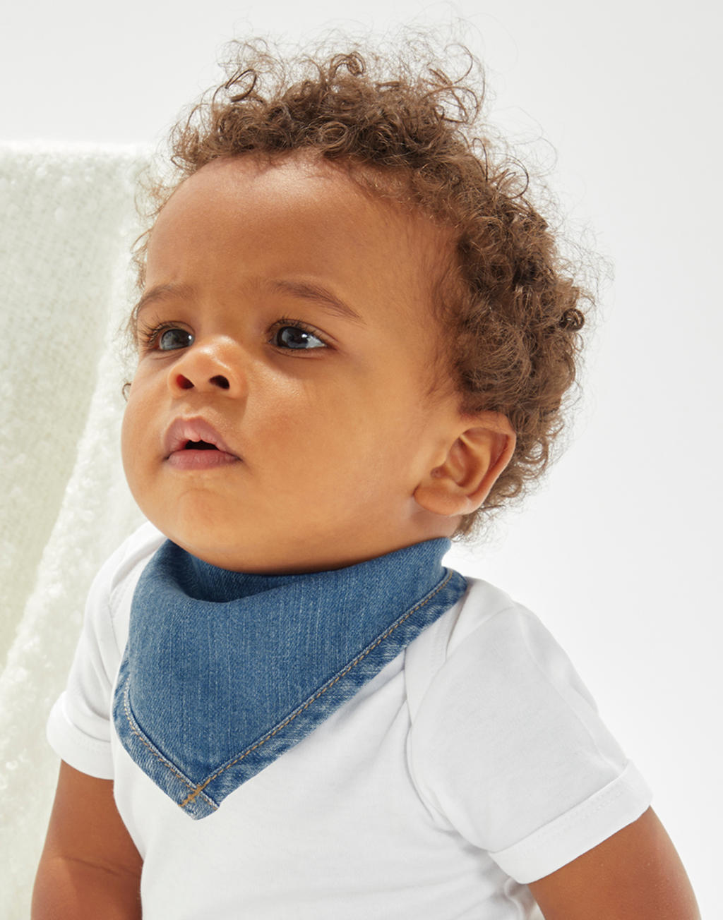 Babybugz BZ55 Baby Rocks Denim Bandana Bib