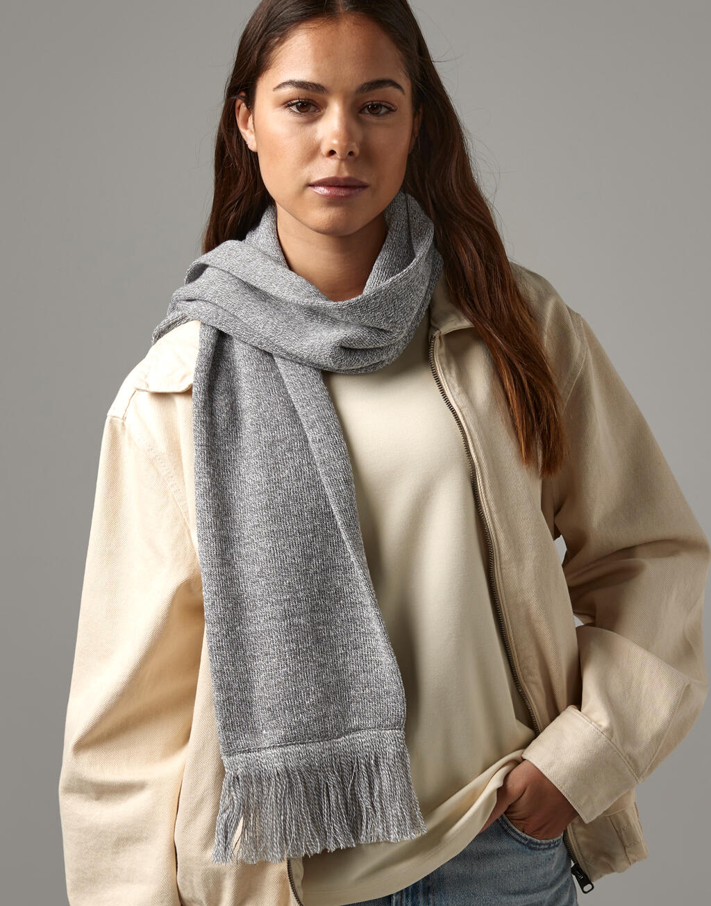 Beechfield B470 Classic Knitted Scarf