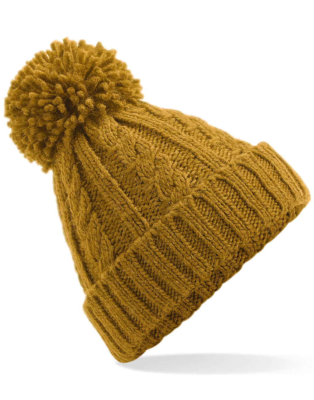 Beechfield B480 Cable Knit Melange Beanie