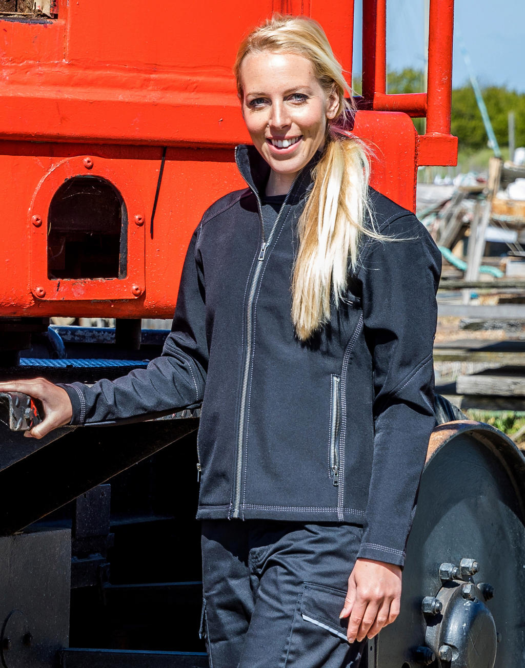 Result Work-Guard R455F Women's Treble Stitch Softshell