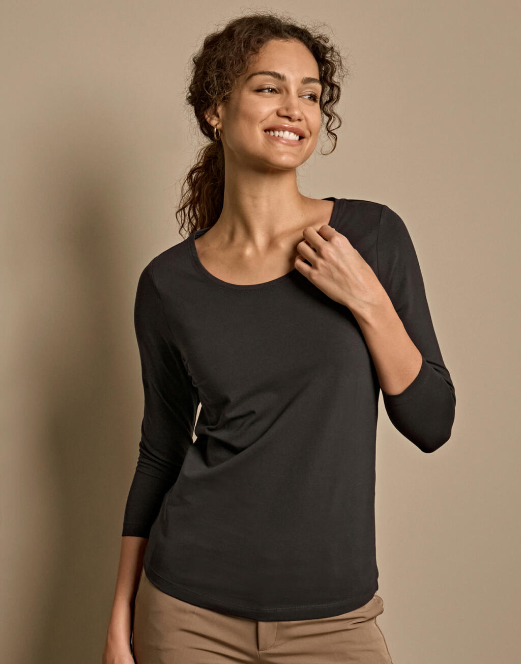 Tee Jays 460 Businessartikel: Ladies 3/4 Sleeve Stretch Tee