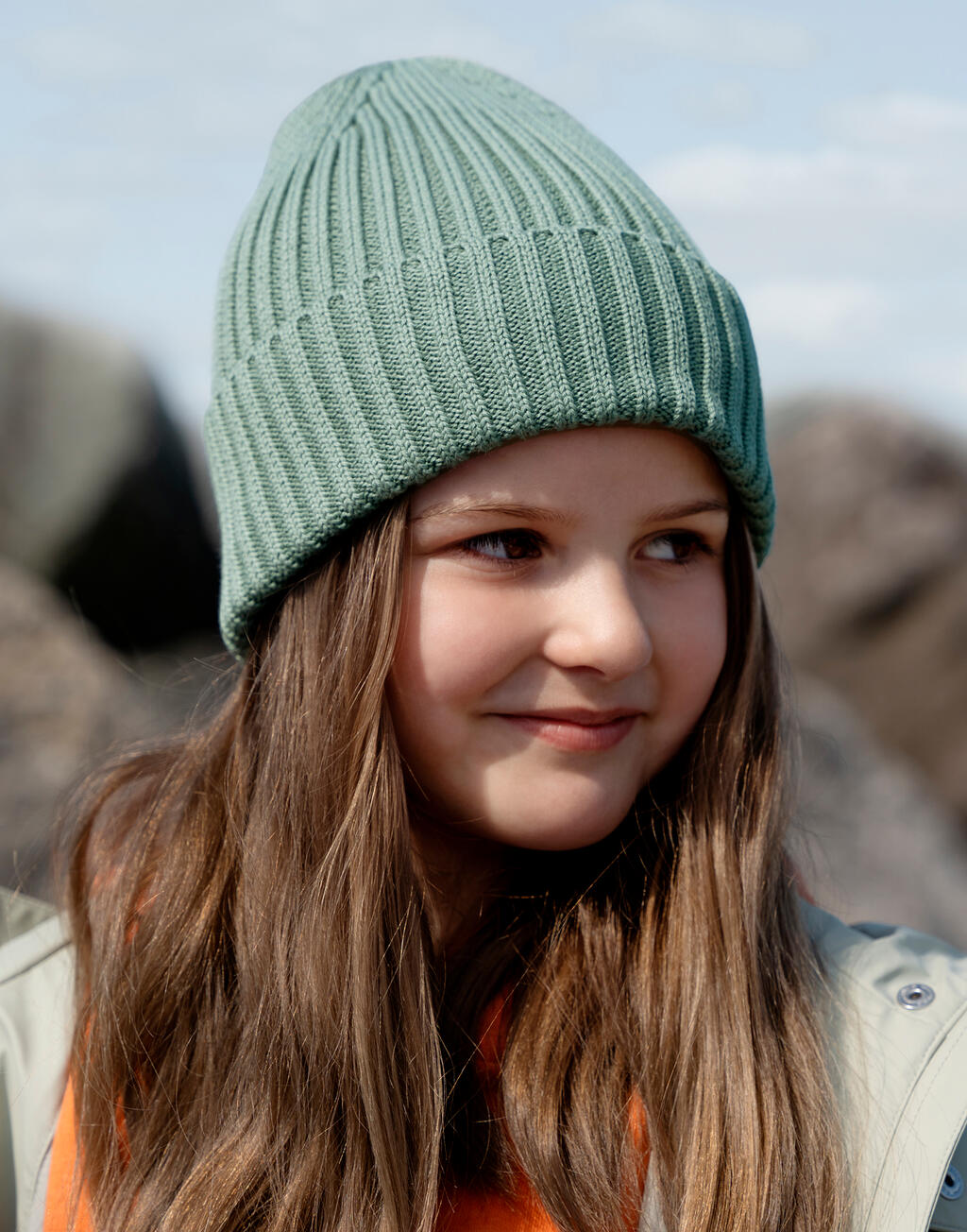 Beechfield B341B Organic Cotton Kids Beanie besticken lassen