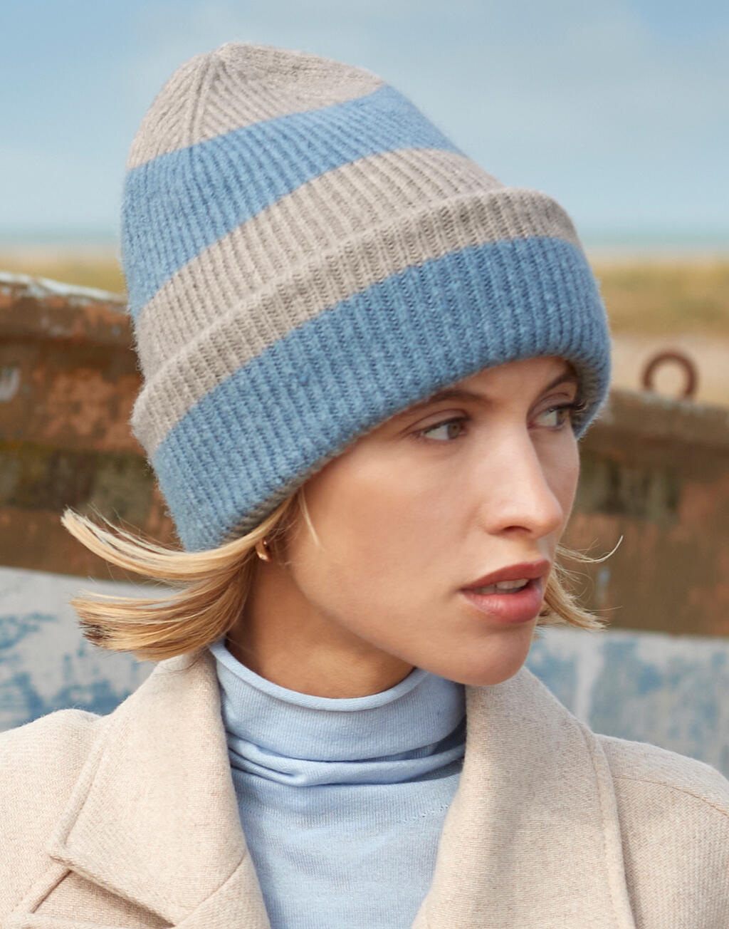 Beechfield B391R Colour Block Beanie