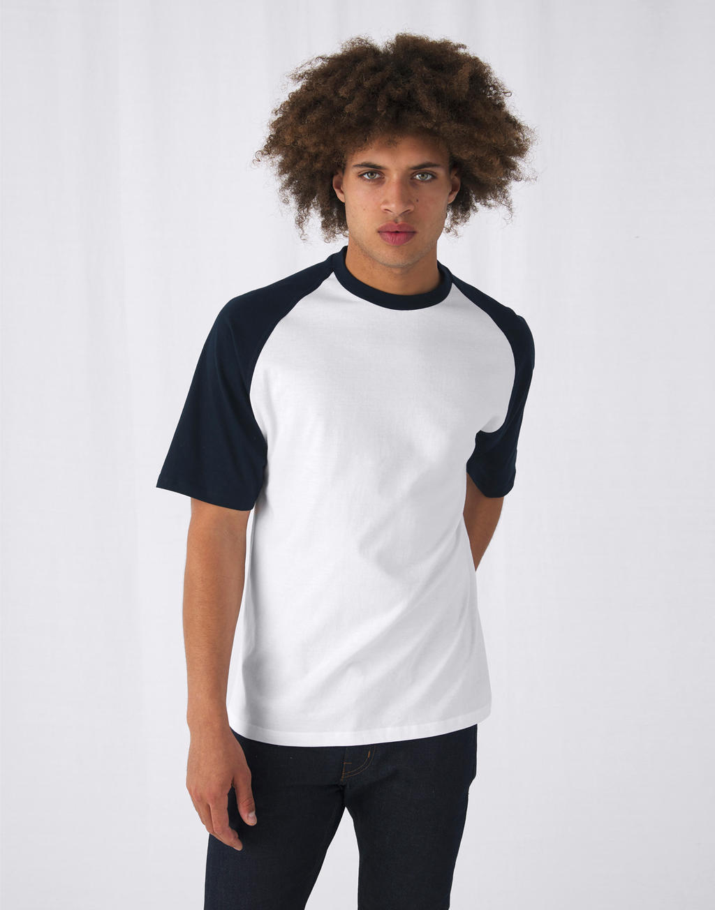 B&C TU020 T-Shirt Base-Ball bedrucken