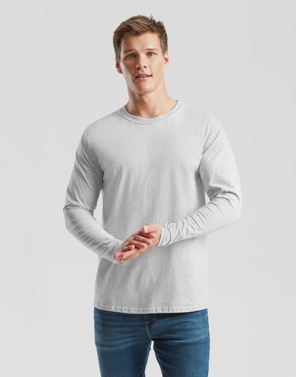 Fruit of the Loom 61-360-0 Iconic 195 Ringspun Premium Long Sleeve T  lassen