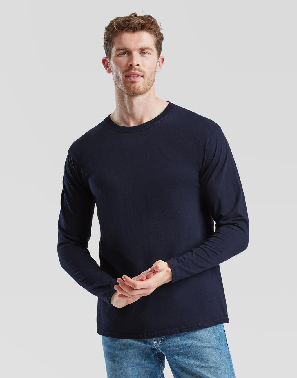 Fruit of the Loom 61-360-0 Iconic 195 Ringspun Premium Long Sleeve T  lassen