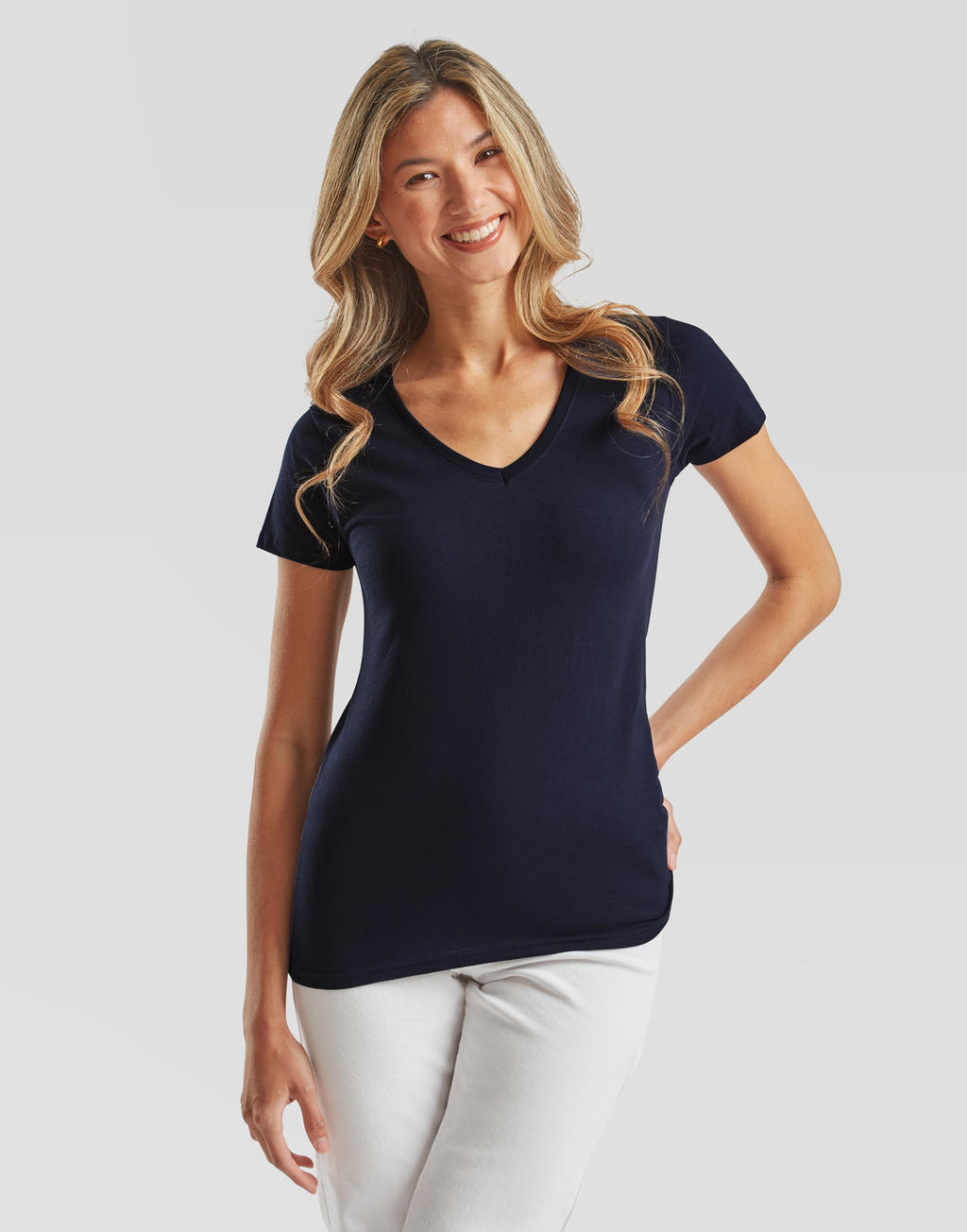 Fruit of the Loom 61-398-0 Ladies' Valueweight V-Neck T  lassen