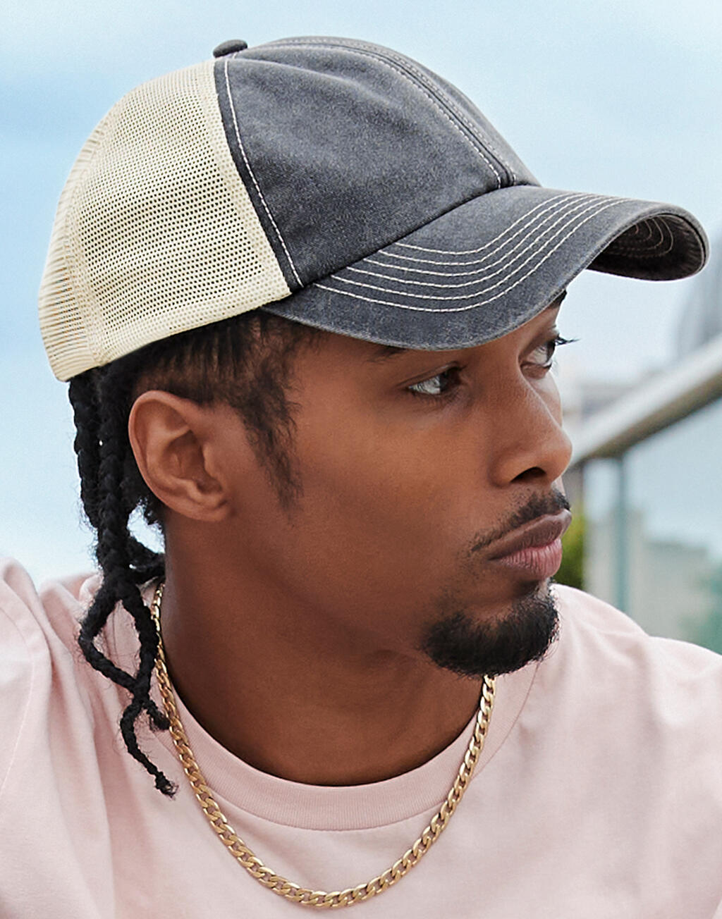 Beechfield B672 6 Panel Vintage Trucker  lassen