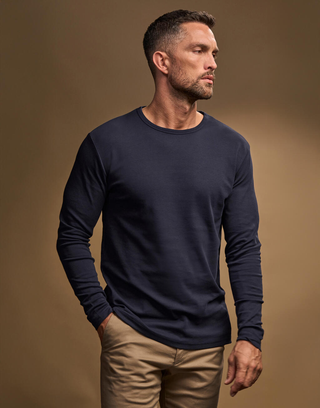 Tee Jays 530 Businessartikel: Men's LS Interlock T-Shirt bedrucken & besticken lassen