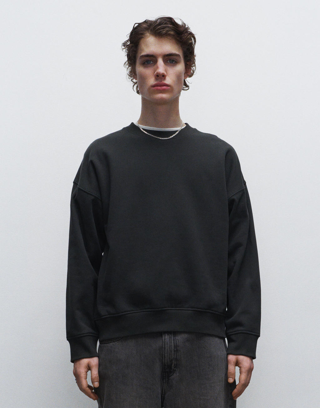 True Blanks "by H&M Group" 1112601 Mens Boxy Sweatshirt  lassen