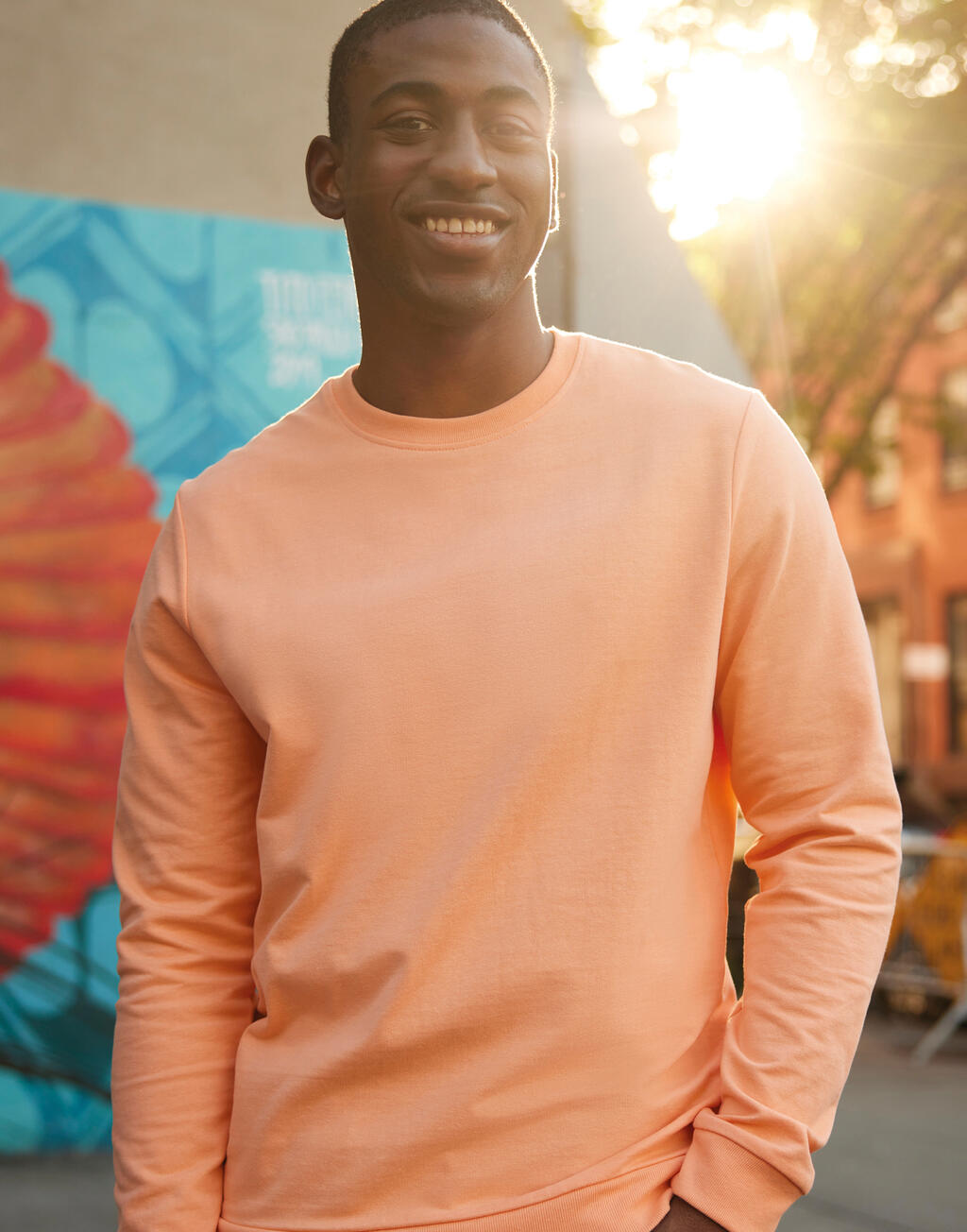 B&C WU01W #Set In French Terry Faire B&C Collection