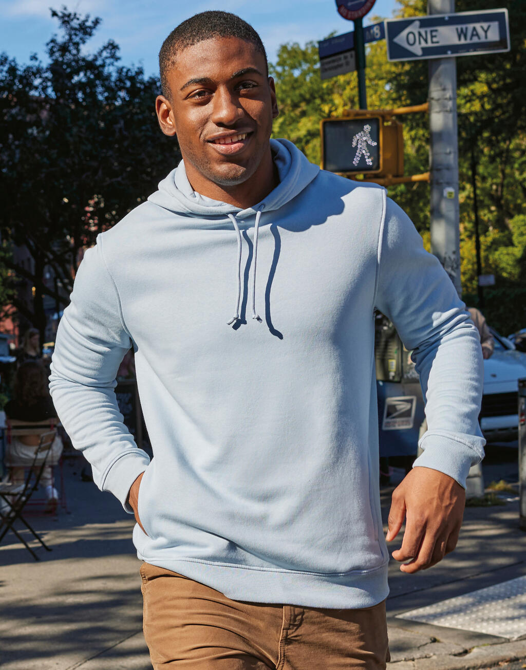 B&C WU33B Organic Hooded Faire B&C Collection