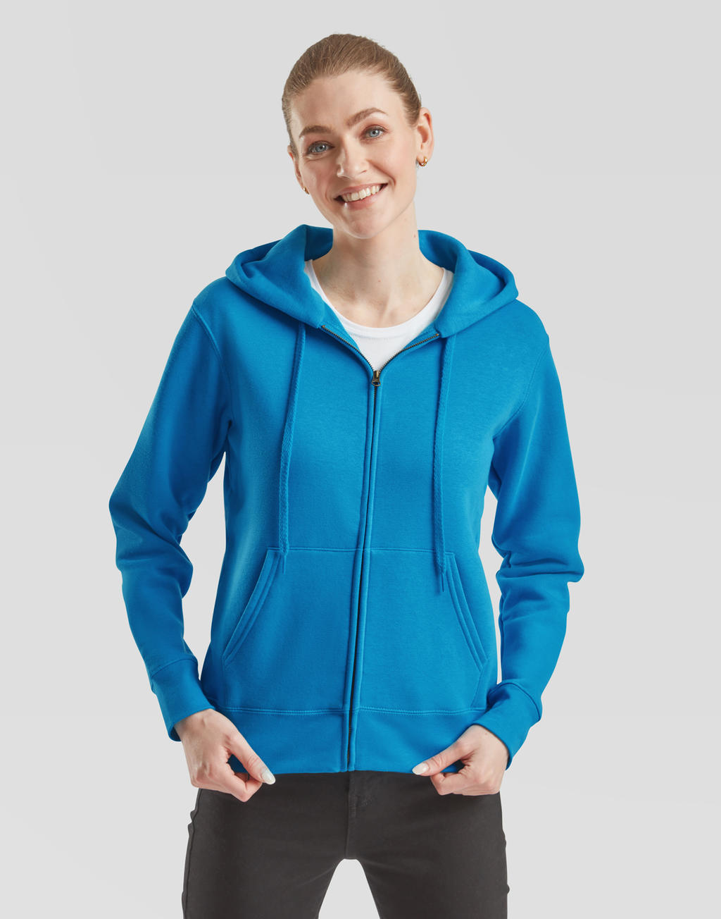 Fruit of the Loom 62-118-0 Premium Hooded Sweat Jacket Lady-Fit  lassen