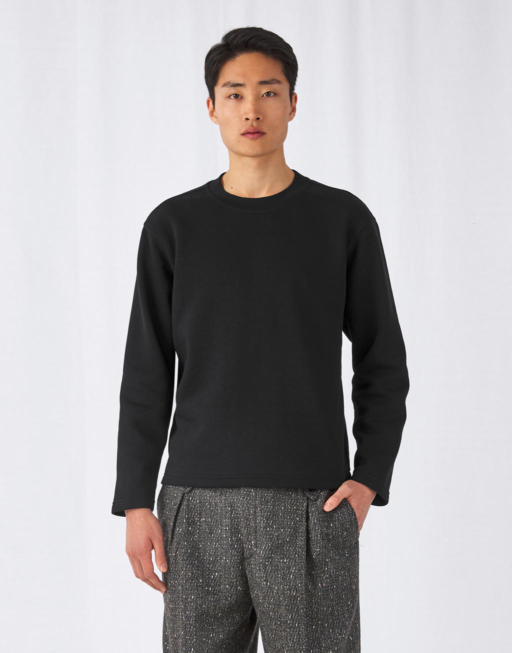B&C WU610 Open Hem Sweatshirt
