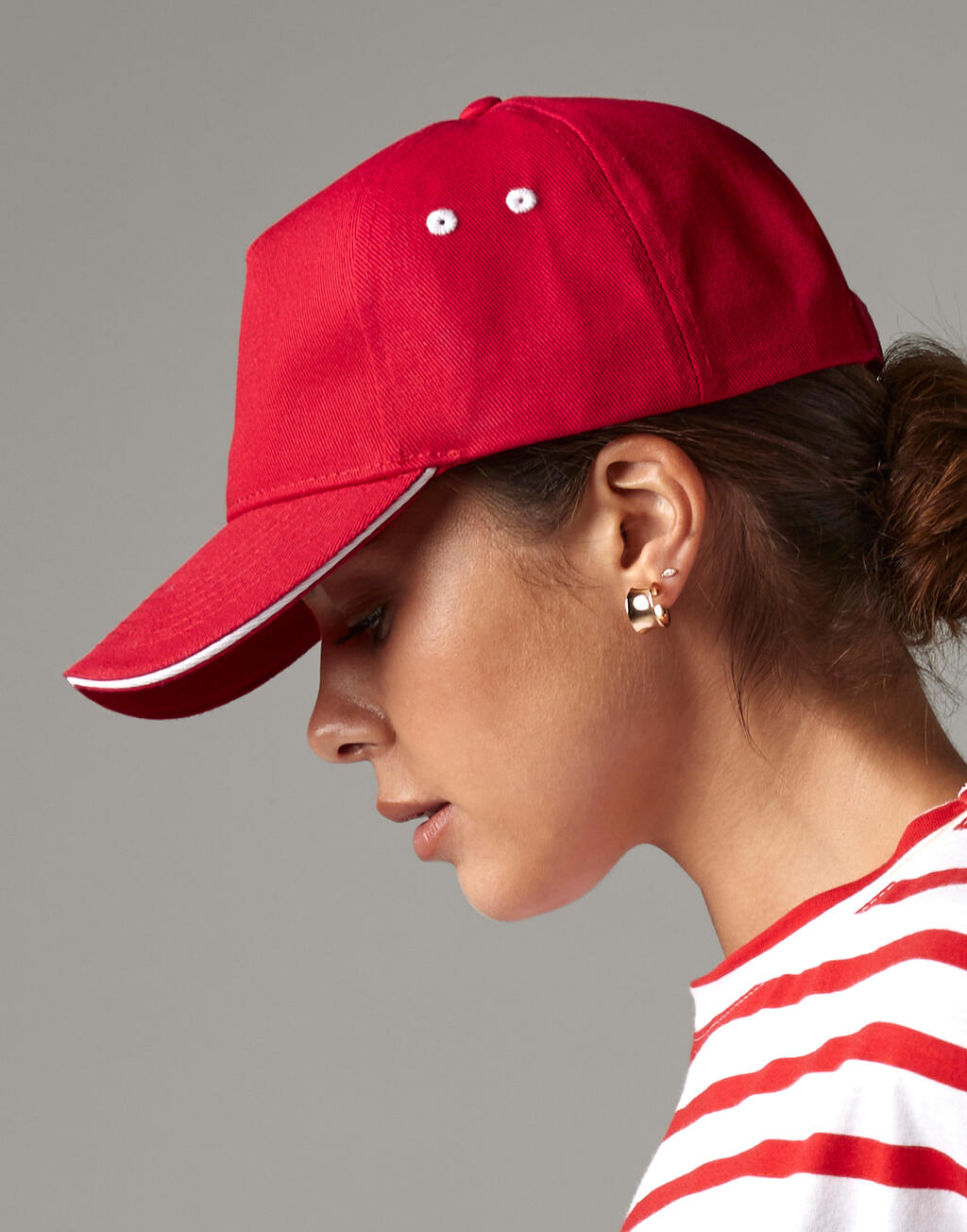 Beechfield B15c Ultimate 5 Panel Cap - Sandwich Peak